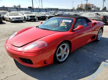  Salvage Ferrari Spider