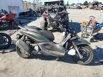  Salvage Piaggio Motorcycle