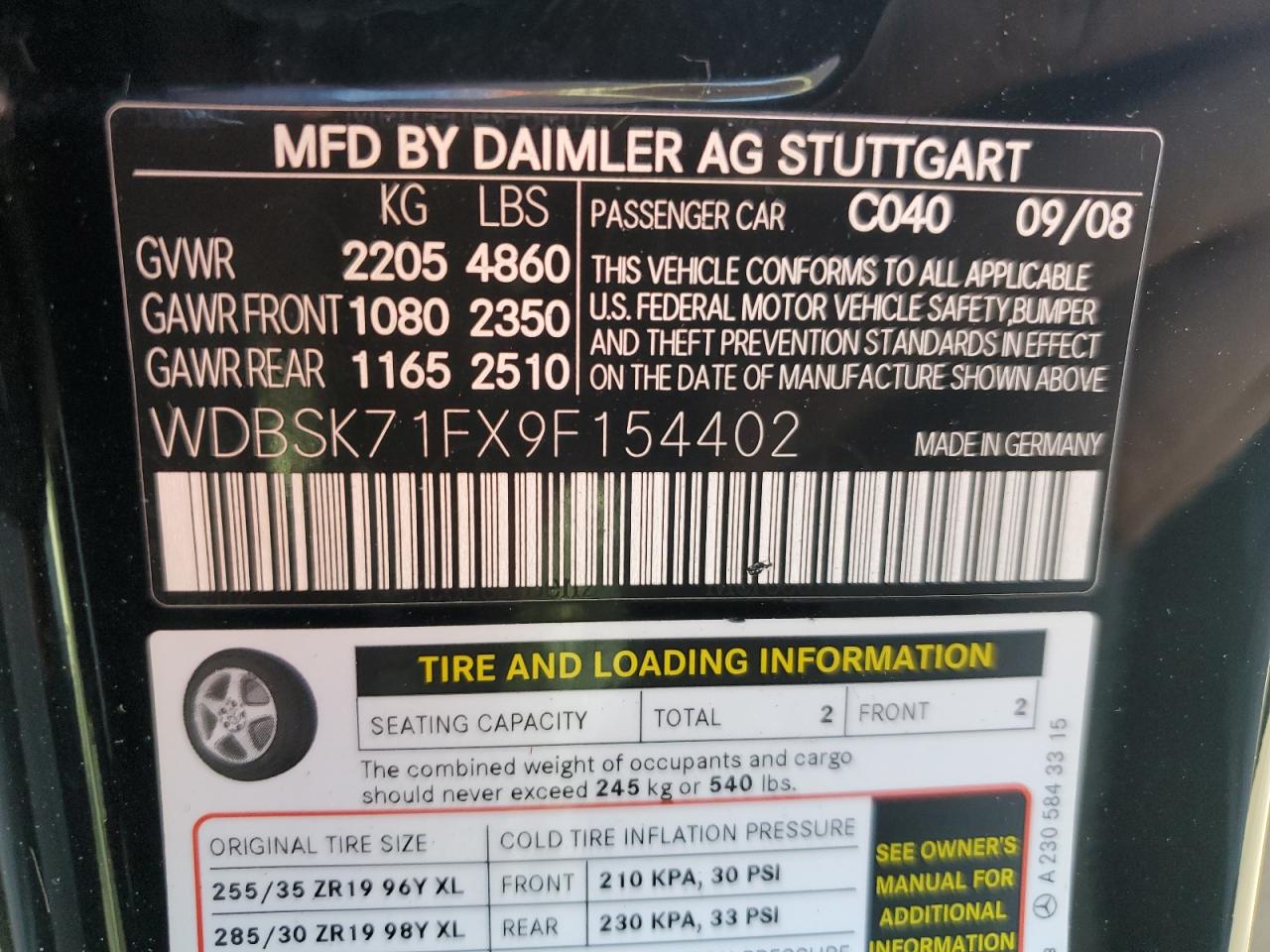 Mercedes-Benz S-Class 550 Image 4