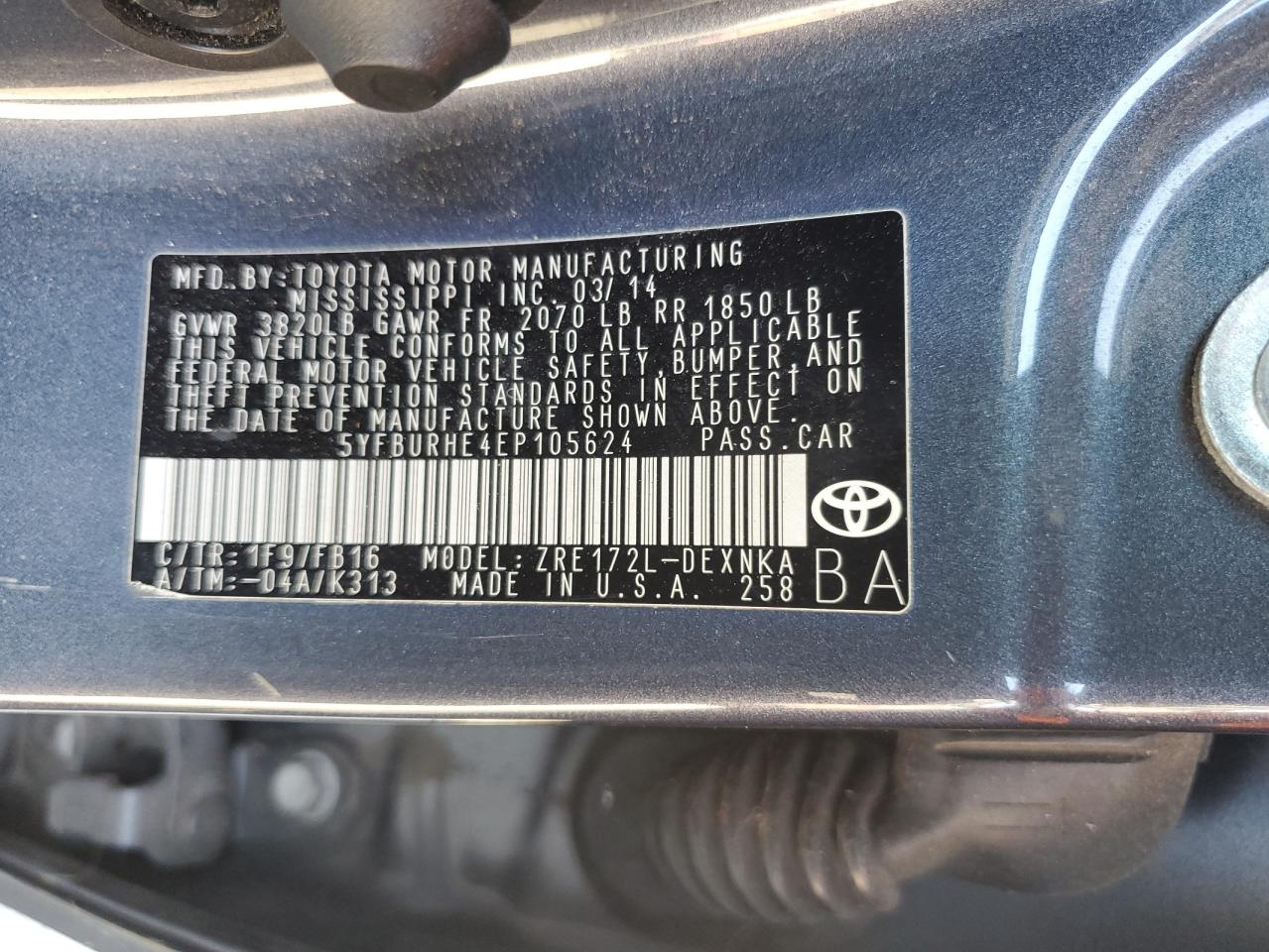 Toyota Corolla L Image 8