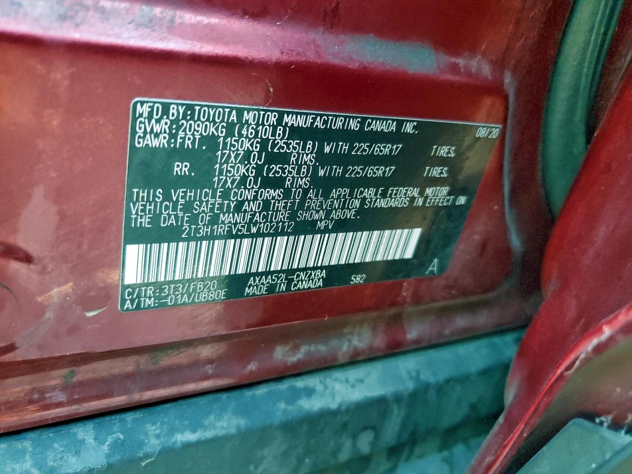 Toyota RAV4 Le Image 10