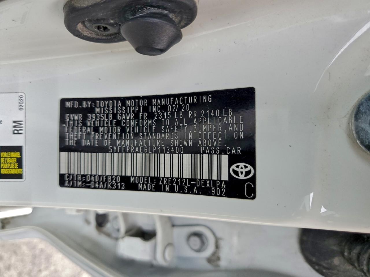 Toyota Corolla Le Image 2