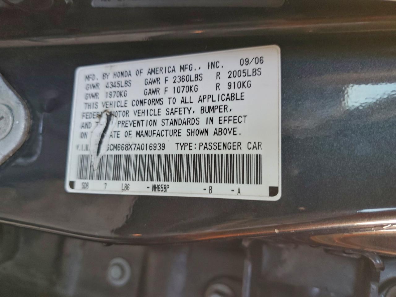 Honda Accord Ex Image 6