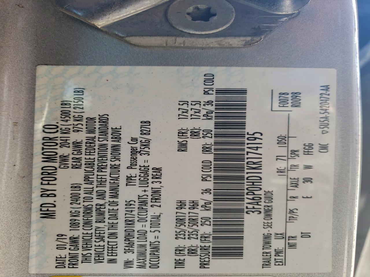 Ford Fusion Se Image 11