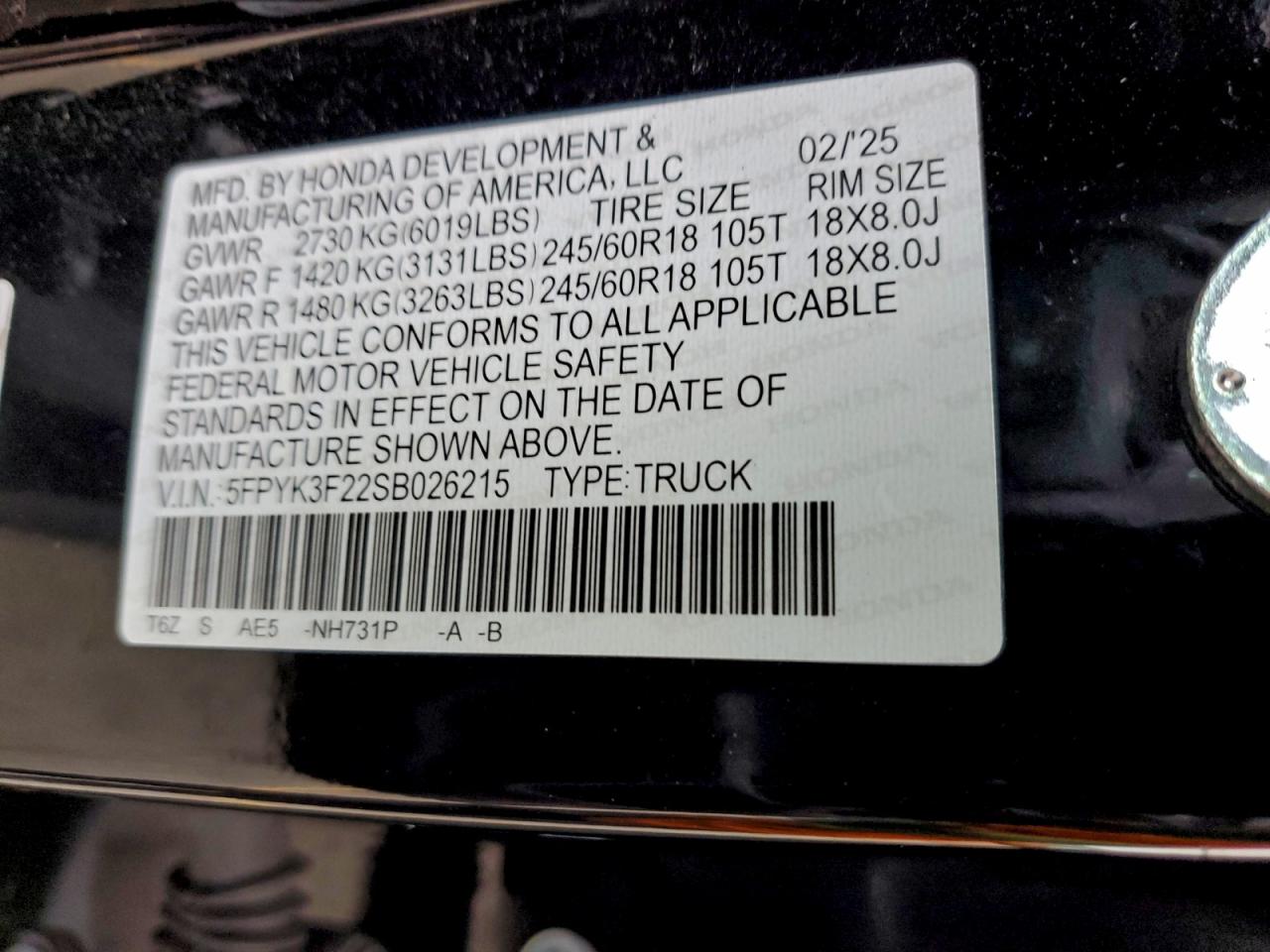 Honda Ridgeline Sport Image 8