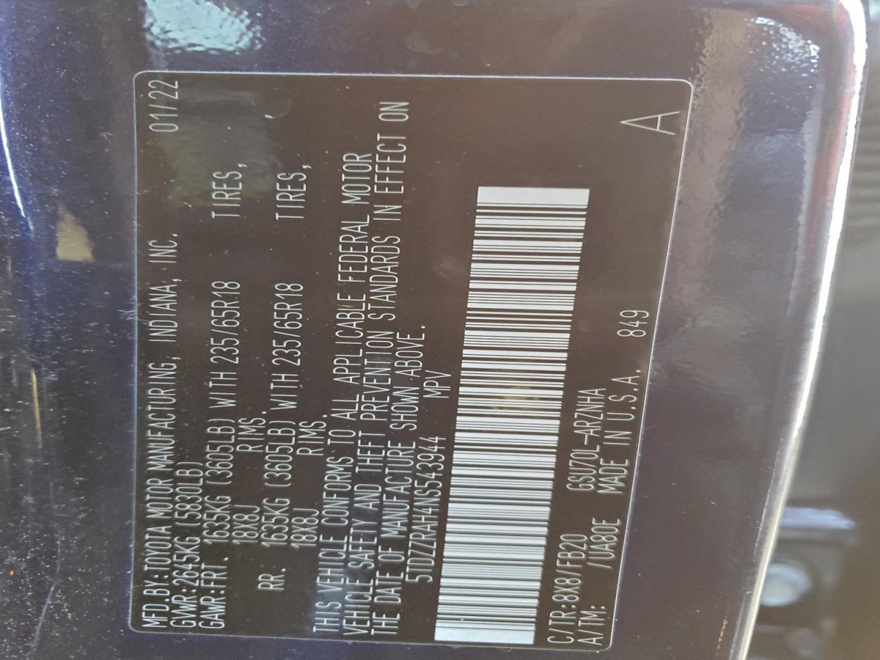 Toyota Highlander L Image 10