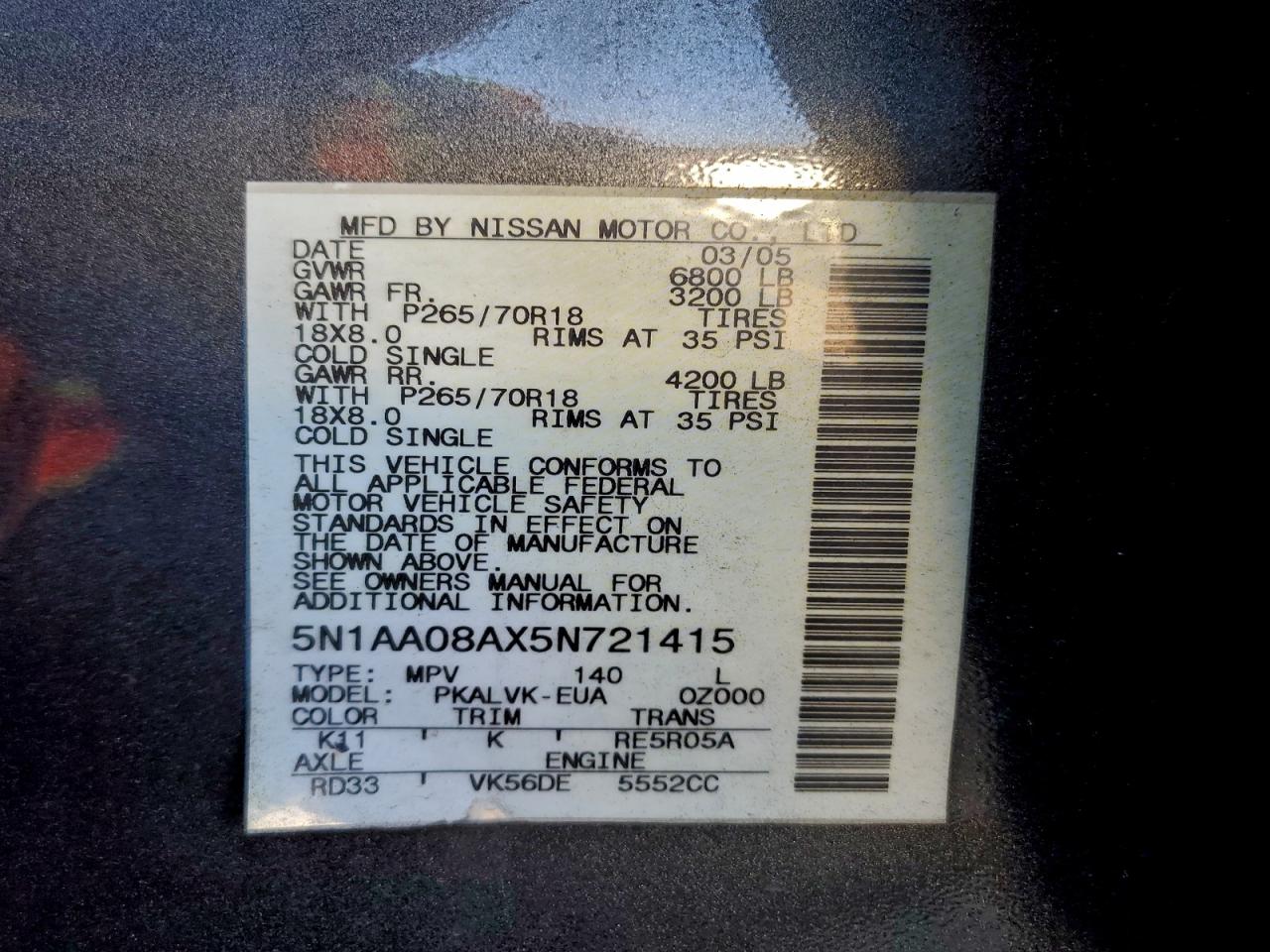 Nissan Armada Se Image 13