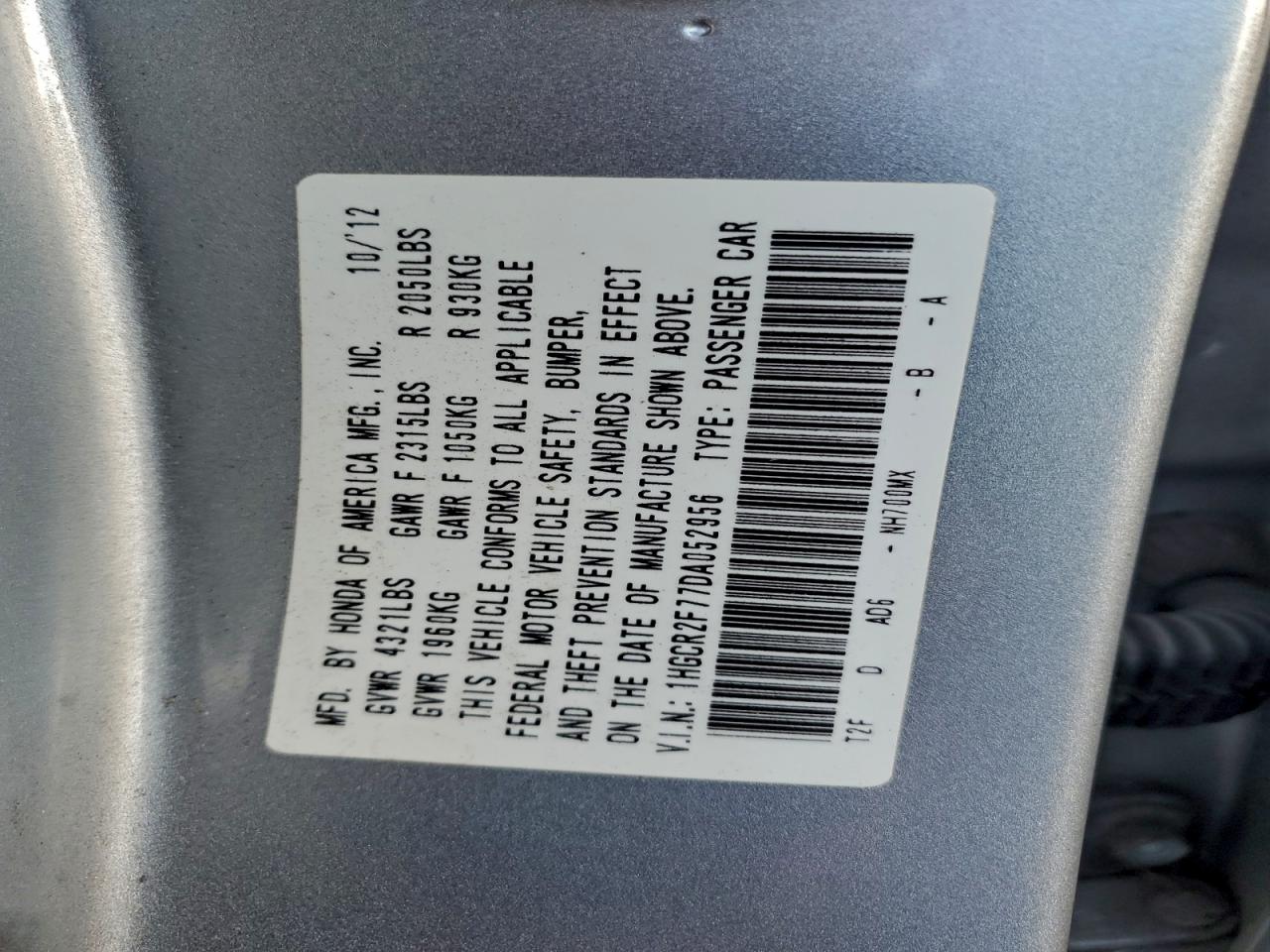 Honda Accord Ex Image 9