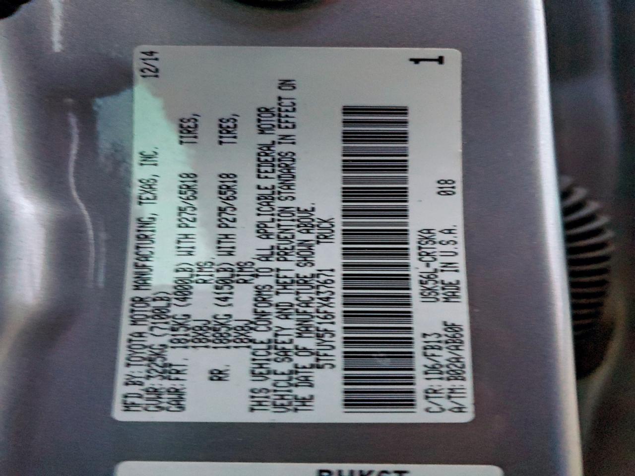 Toyota Tundra Double Cab Sr Image 6