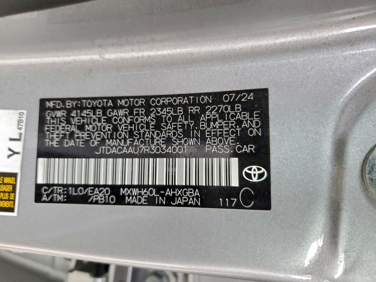 Toyota Prius Le Image 3