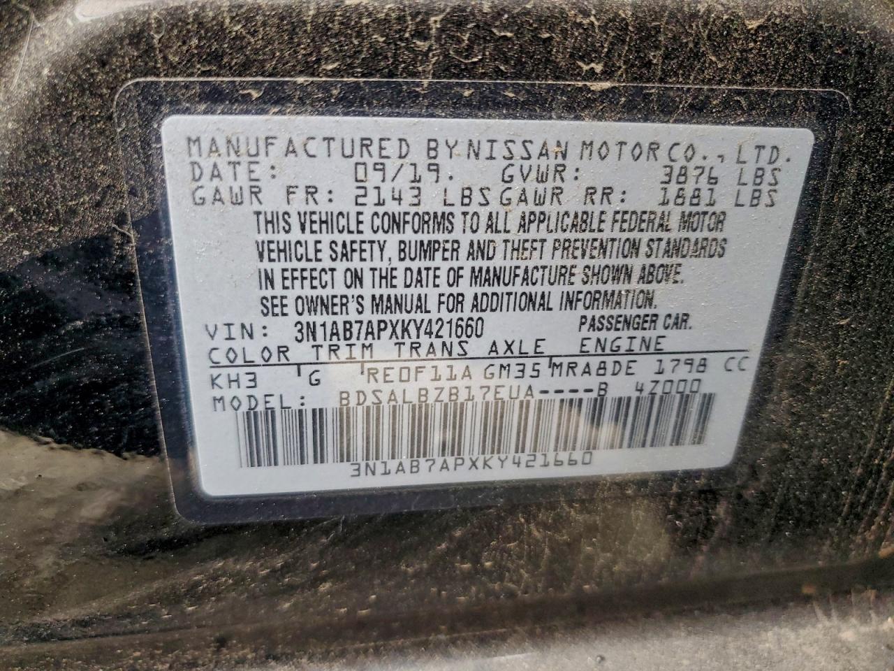 Nissan Sentra S Image 4