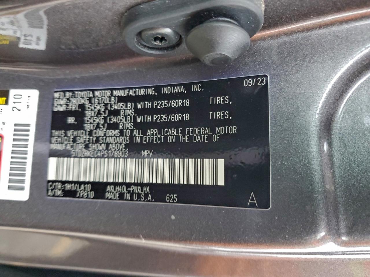 Toyota Sienna Limited Image 8