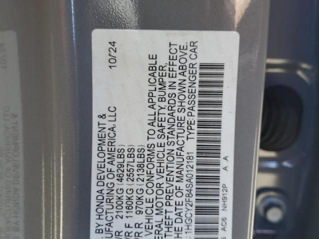 Honda Accord Touring Hybrid Image 2