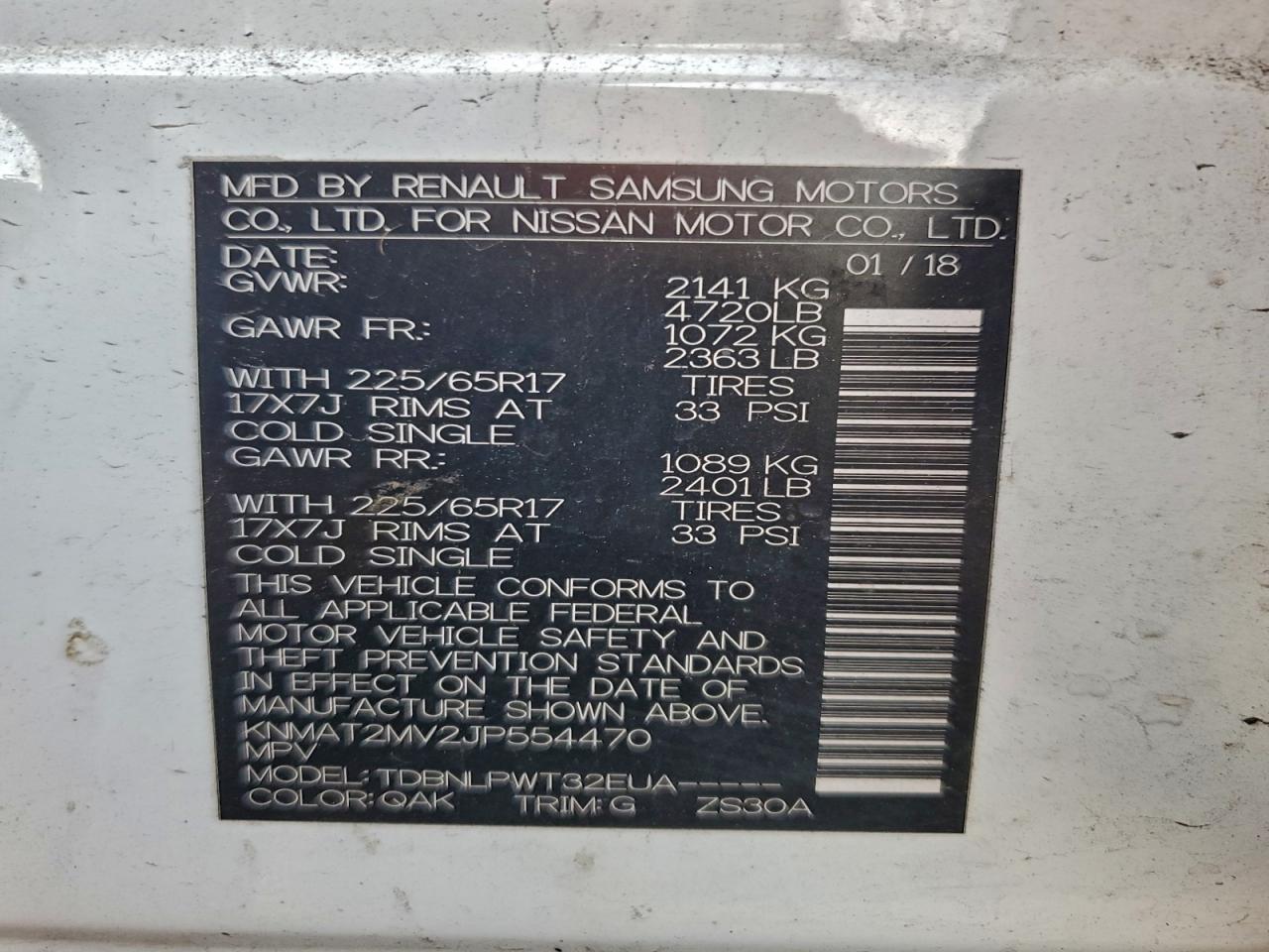 Nissan Rogue S Image 6