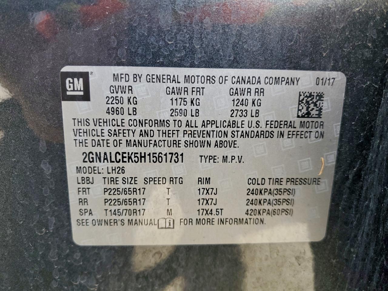 Chevrolet Equinox Lt Image 13