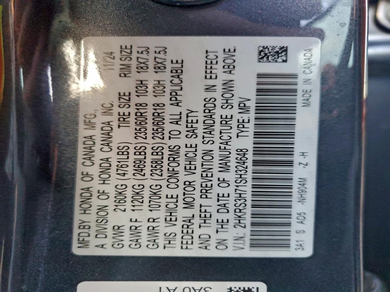 Honda Crv Exl Image 10