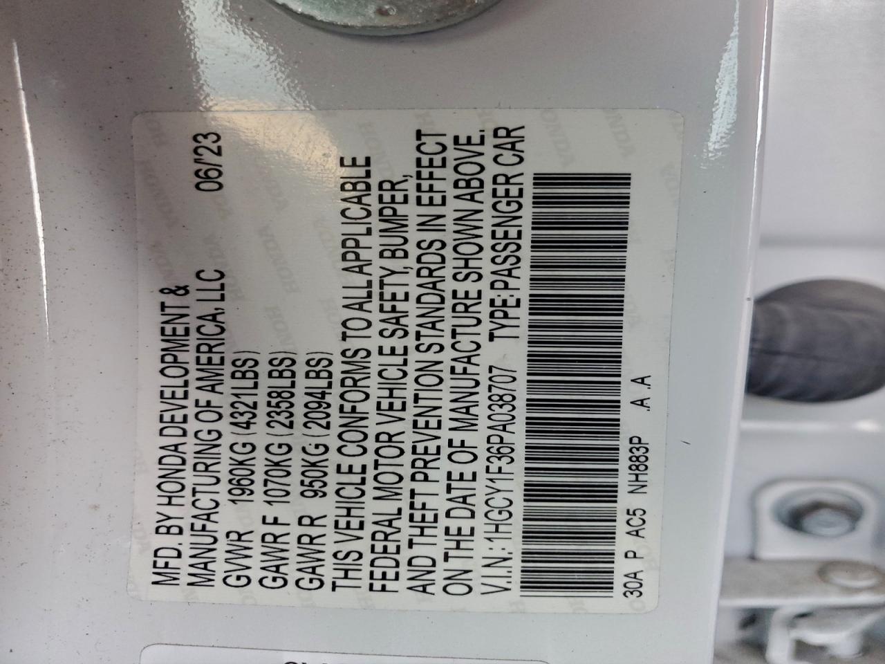 Honda Accord Ex Image 5