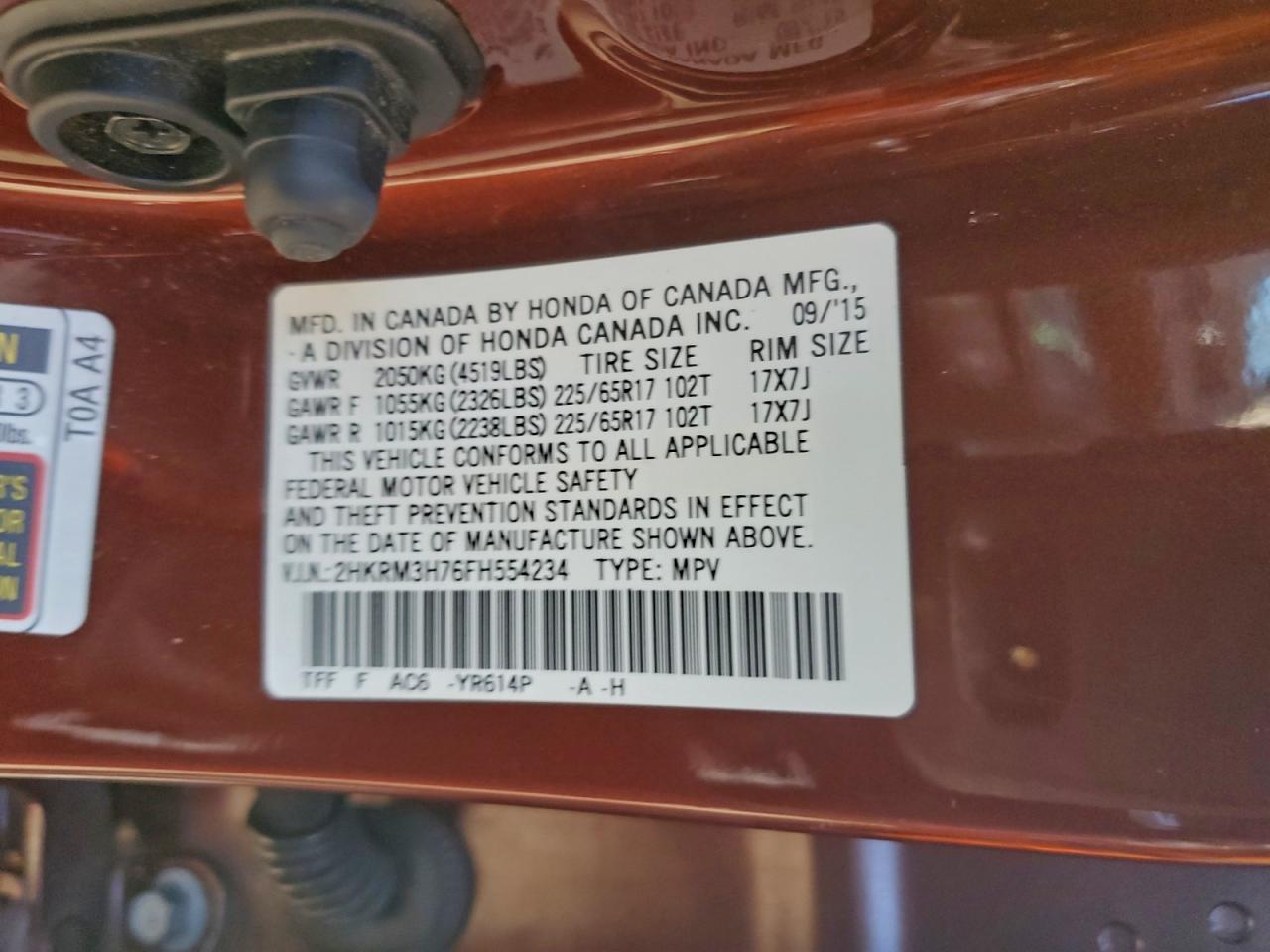 Honda Crv Exl Image 7